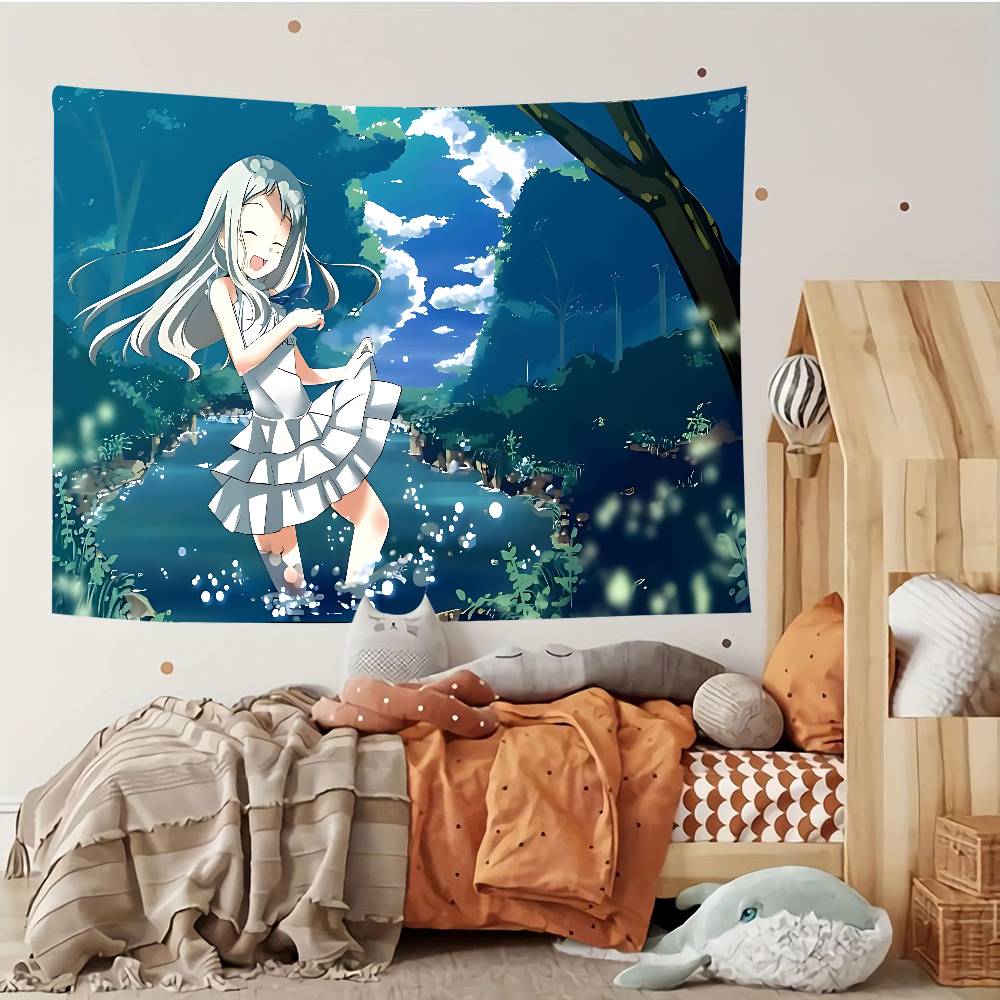 Anohana The FlowerWeSawThat Day Tapestry Customizable Tapestries Of Various Styleswall Hangings Celebrity Photo Printing