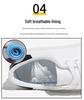 Unisex Lightweight White Sneakers for Wide Feet - Casual Flat Shoes In European & American Styles