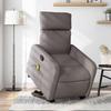 VidaXL Reclining Massage Armchair, Relaxation Chair with Adjustable Backrest and Footrest, Living Room Seat 3206715