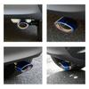 CORSA YARIS CROSS Compatible Scarf Cutter, Single Piece, Silver, Mirror Surface, Round, Round, Fall