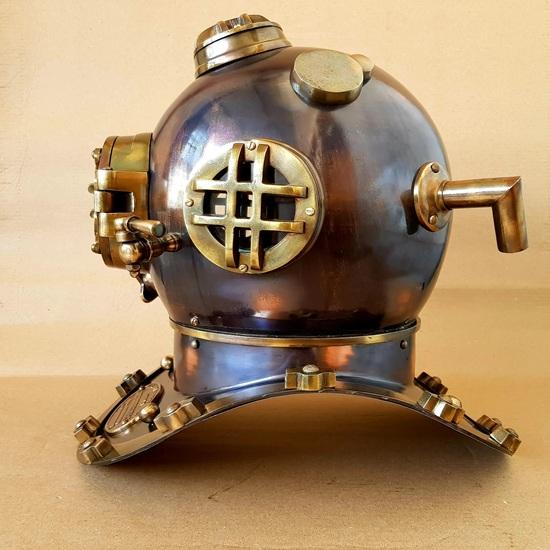 Scuba Diving Helmet 45.72 Cm Mark V Deep Diving Divers Helmet Sea Nautical Helmet Gift