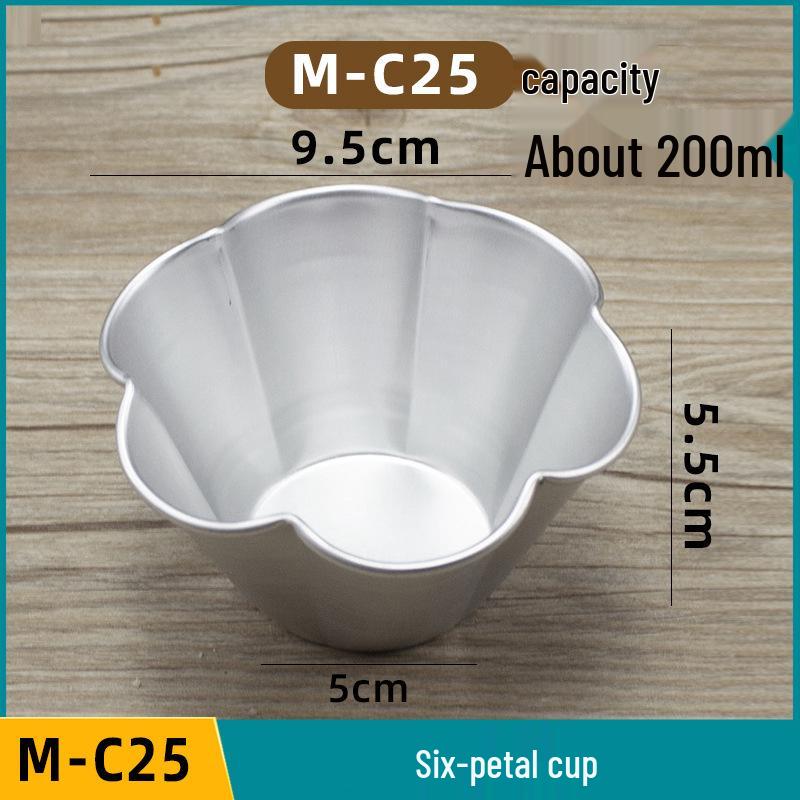 

Мини-форма для шифонового торта «Карамельный желе» из алюминиевого сплава, для яичных тартов и десертов небольшого и среднего размера Anodized Pudding Mold