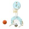 Adjustable Kids Basketball Hoop And Soccer Set for Active Play Indoors