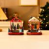 Christmas Gift Music Box Light Up Rotating House Christmas Decorations Music Box Tabletop Gift