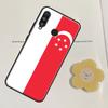 Singapore Flag For Huawei Nova Y60 Y70 Y90 Y61 Y91 3i 7i 8i 11i Nova 11 9 10 SE P20 P40 Lite P30 Pro Case