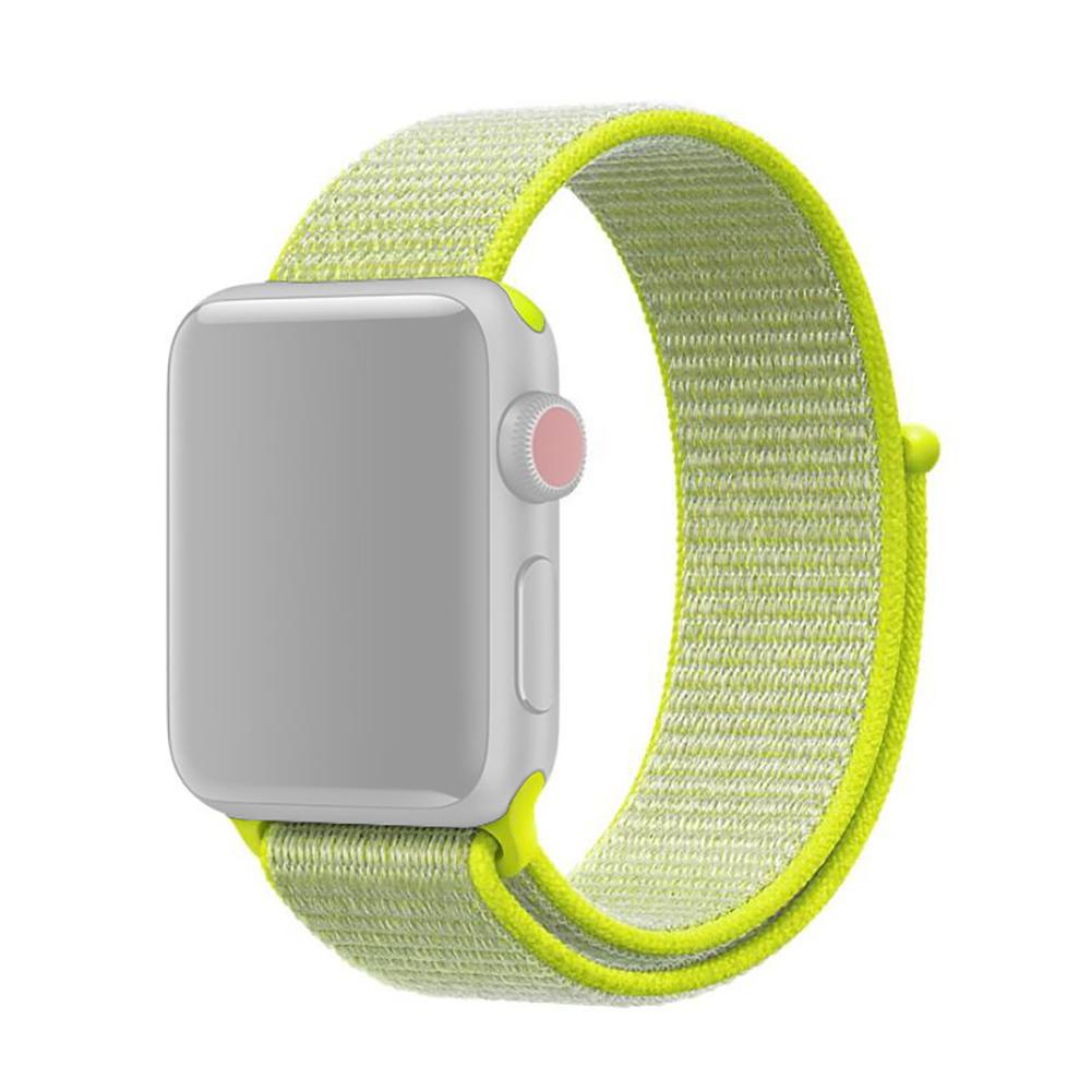 For Apple Watch Series 10 42mm/9 8 7 41mm/6 5 4 SE SE (2022) SE (2023) 40mm/3 2 1 38mm Nylon Watch Band Adjustable Strap