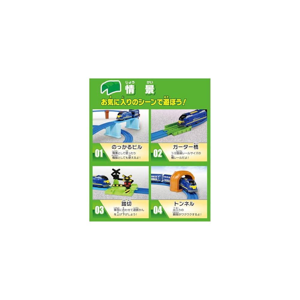 Takara Tomy Plarail Best Selection Set Train Toy for Ages 3 and Up with Interactive City Features