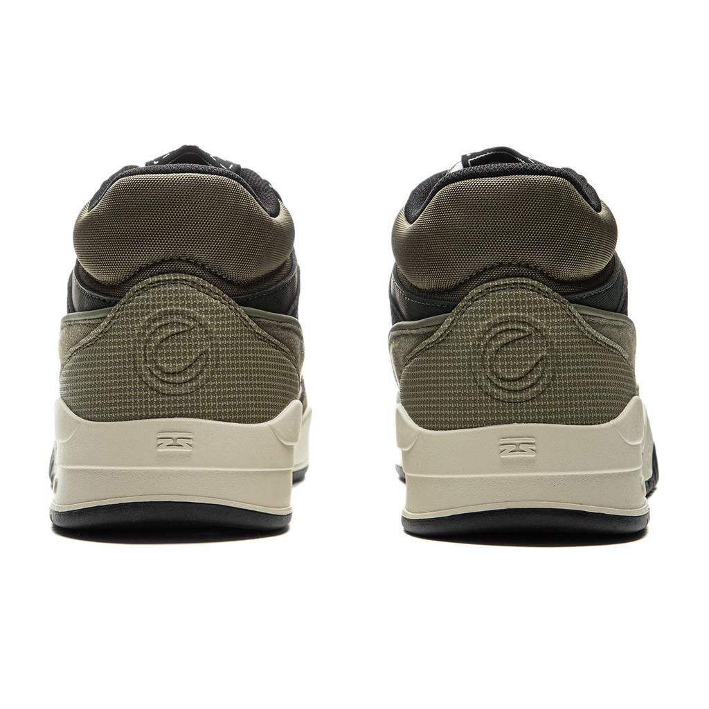 Li Ning Mondweiß Hi Lässig Vielseitig Dicke Sohle Rutschfest Abriebfest Atmungsaktiv High-Top Skateschuhe Herren Sneaker Grün AGCU347-6