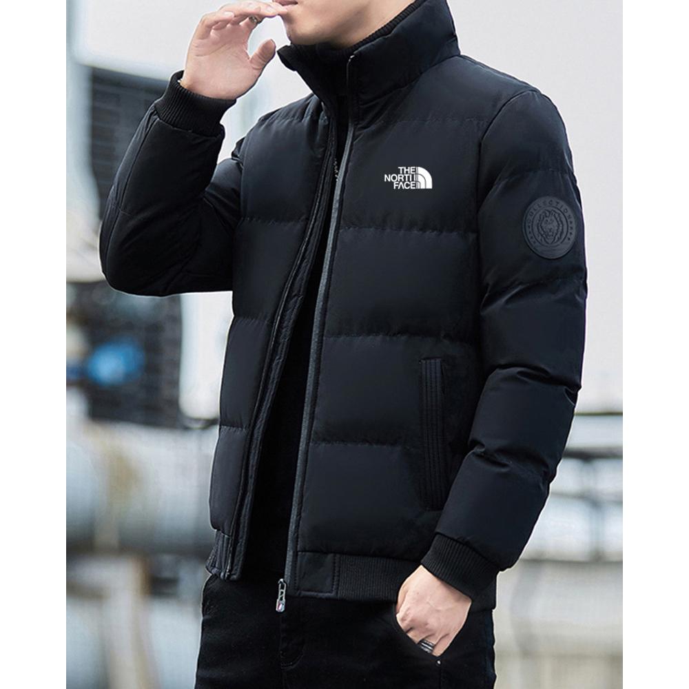 

Luxury Down Cotton Jacket Men s Coat Stand Collar 2026 New Winter Cotton Jacket Thickened Warm Cotton Jacket XL чорний
