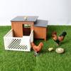 Chicken Rabbit Farm Henhouse Model Cute Animal Ranch Model Toy  Playset For Kids