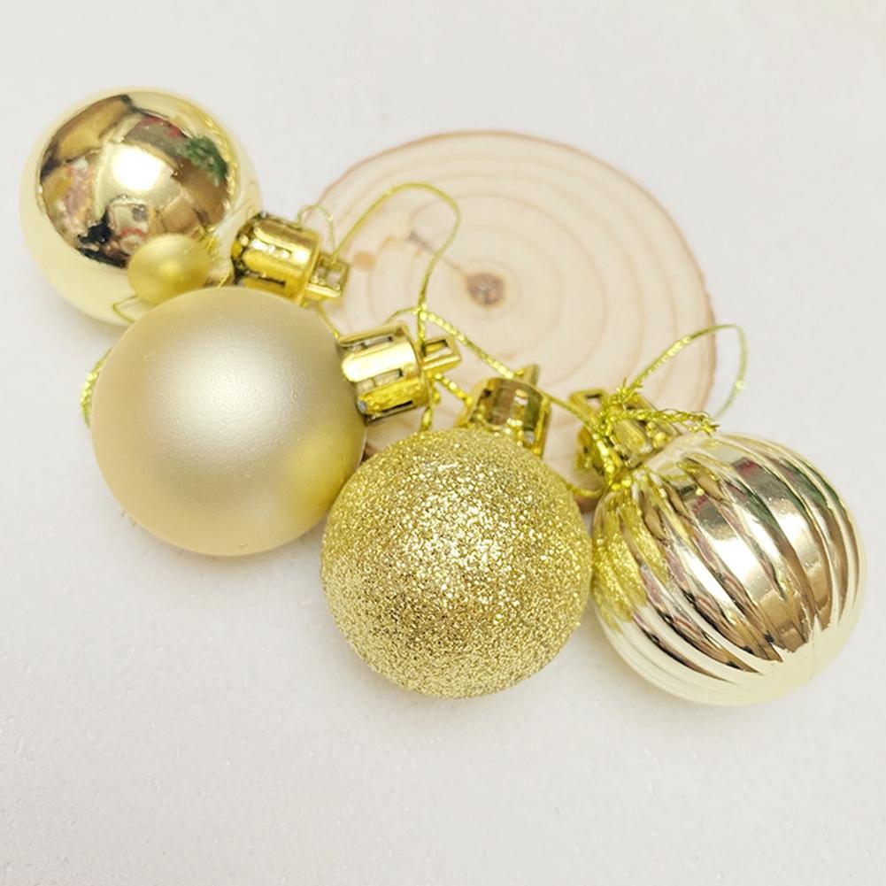 Christmas Baubles Decoration Xmas 24pcs/set Glitter Ball Party Home Decor