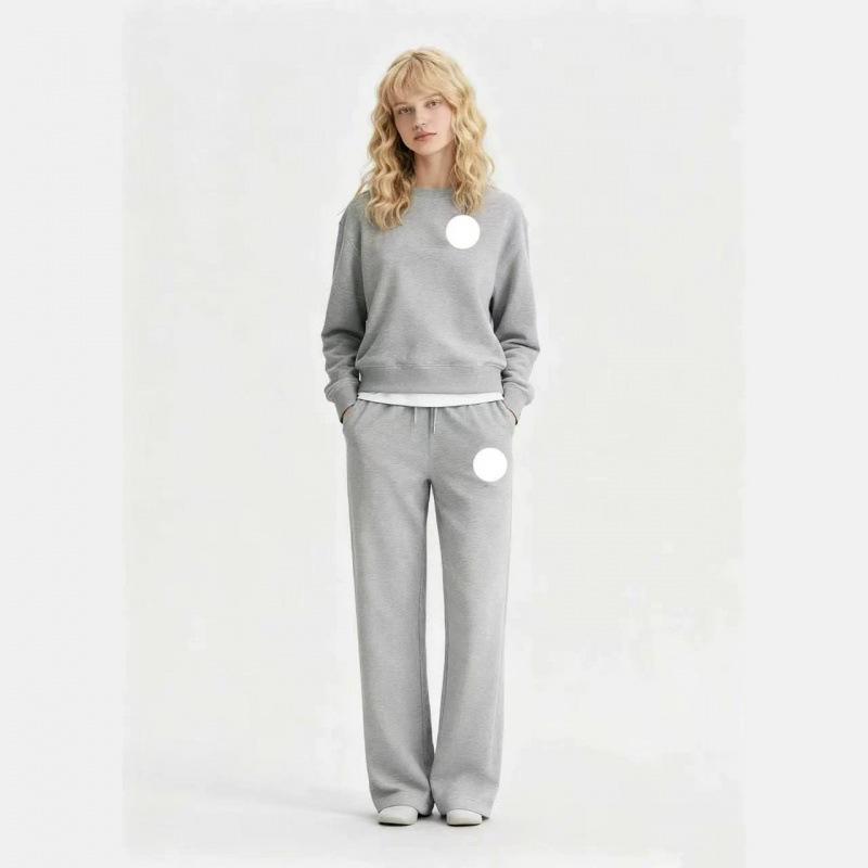 26 Styles 3D Reflective Letter Hoodie & Straight-Leg Pants Set - Comfortable Casual Wear