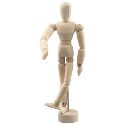 Männlich Poliert Bewegliche Gliedmaßen Kunstmodelle Heimdeko Ornamente Skizze Zeichenfigur Modell Holzschaufensterpuppe Actionfiguren