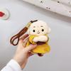 Cute Buddhist Monk Plush Keychain Cartoon Little Monk Stuffed Animal Pendant Zen Figure Key