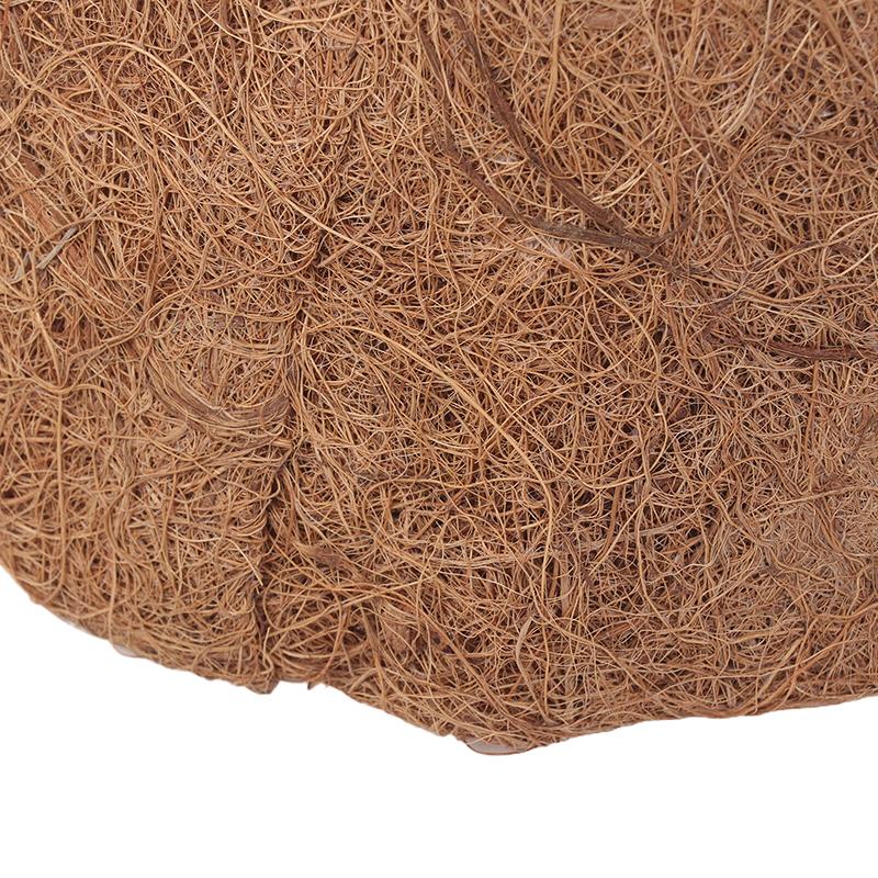 8/10 İnç Asılı Sepet Astarı Açık Hava Yuvarlak Hindistan Cevizi Astarları Saksılar İçin Doğal Hindistan Cevizi Sepet Yedek Astarı