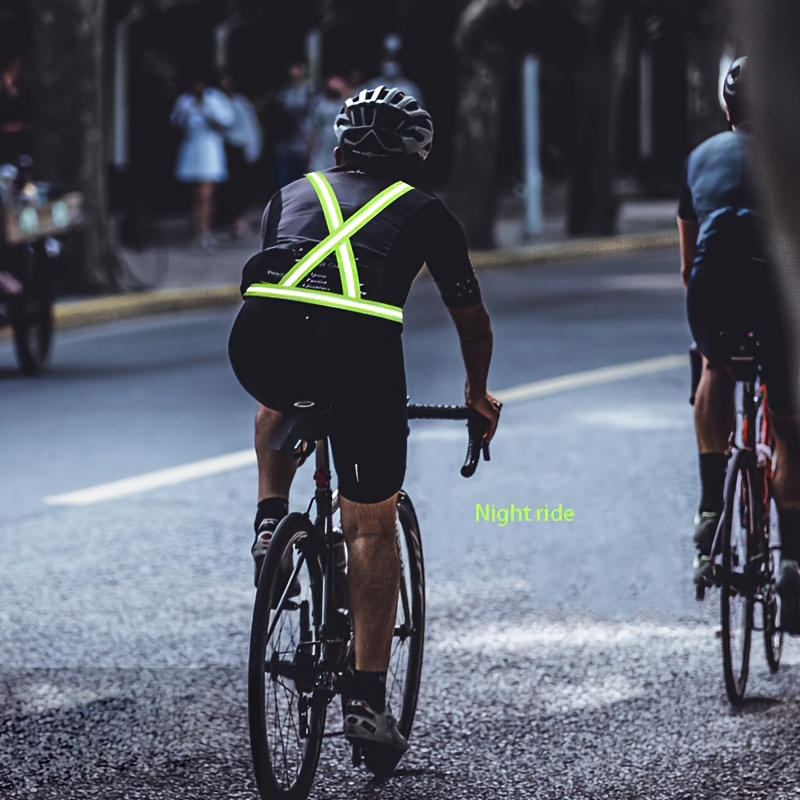 Unisex Reflective Vest High Visibility Safe Jacket For Night Riding Running Jogging Cycling Motorcycle Outdoor Sports Waistcoat