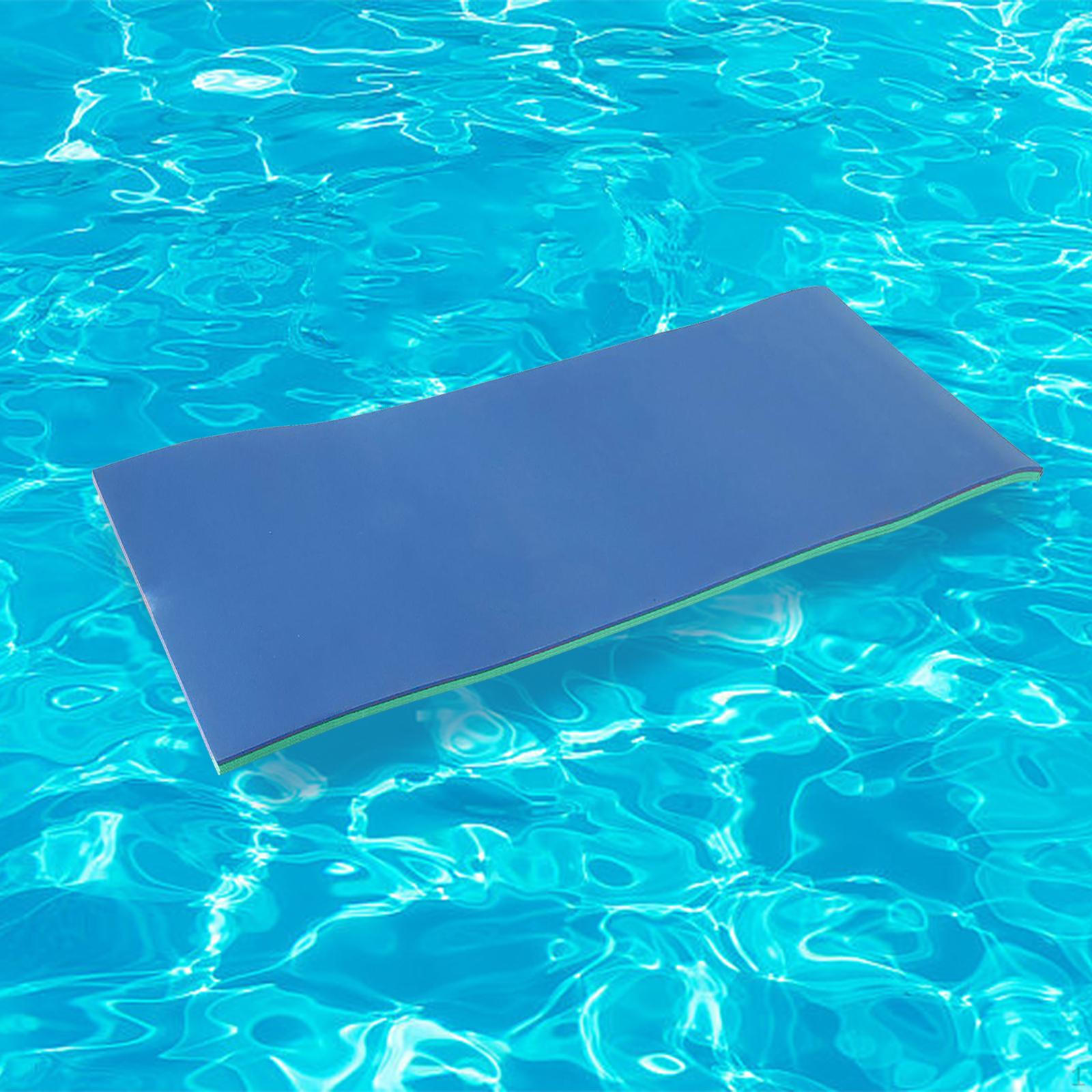 

2-слойный плавающий коврик, летнее одеяло, матрас для отдыха на вечеринке, у бассейна, на пляже, у озера Green Blue