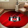 Beşiktaş Istanbul Football Club Emblem Round Mat Home Decor, Chair Rug For livingroom,Bedroom, Doormat Home Decor Birthday Gift Christmas Gifts