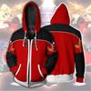 Game Kingdom Cosplay Hearts Sora Cosplay Costume Hooded Sweatshirt Sora Casual Sweatshirt Zippered Coat