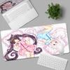HD Anime Mousepad Cute Chocolate And Vanilla Natural Rubber Nonslip Keyboard Gaming Nekopara Extended Mat PC Office Accessories