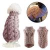 Dog Winter Clothes Knitted Pet Clothes For Small Medium Dogs Chihuahua Puppy Cat Sweater Vest Chihuahua Yorkie Coat