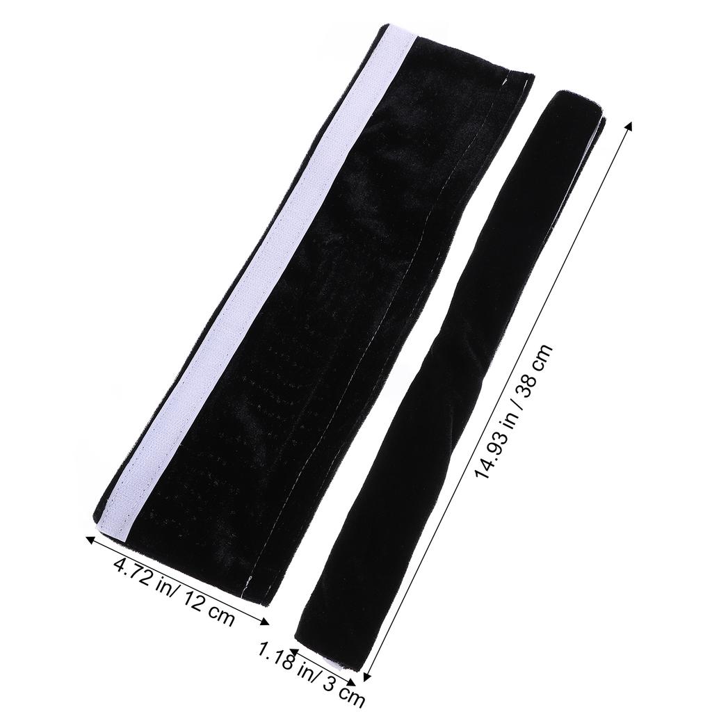 1Pair Refrigerator Handle Cover Antiskid Protector Soft Comfortable Grip Trim Adjustable Kitchen Appliance Decor