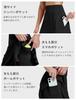 [AIRIKE] Women's Tennis Skirt, Golf Skirt, Spring/Summer, Moisture-wicking, High-waisted, Stretch, Drawstring, Pockets, Inner Shorts, Lightweight, Bre