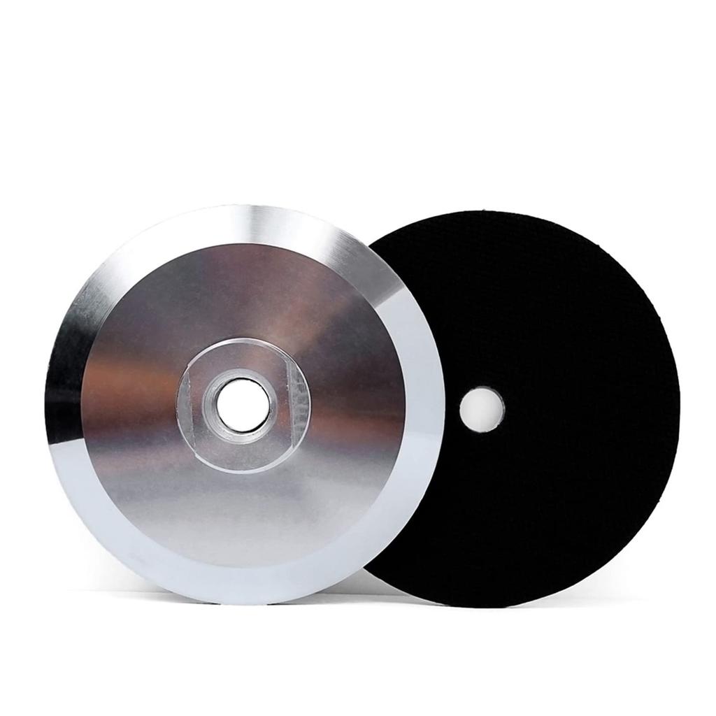 7 Inch Aluminum Backer Pad Hook and Loop Backing Pad Backing Holder 5/8-11 Polish Wheel Holder Pad
