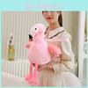 Adorable Long-nosed Elephant And Flamingo Plush Backpack For Kids Outings And Snacks