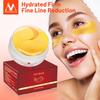 Shea Butter Moisturizing Firming Gold Collagen Eye Mask Face Care Sleep Mask Eye Patches Anti Dark Circles Skin Care Whitening