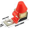 100 AMP MRBF Terminal Block Fuse Holder Single Stud 5/16" (M8) Compact Rated Battery Fuse 100A