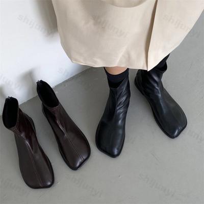 Dames Laarzen Mode Dames Dikke Zool Luxe Designer Vrouwen Enkellaarsjes Rits Herfst Dames Chelsea Laarzen 2026 Botas Mujer