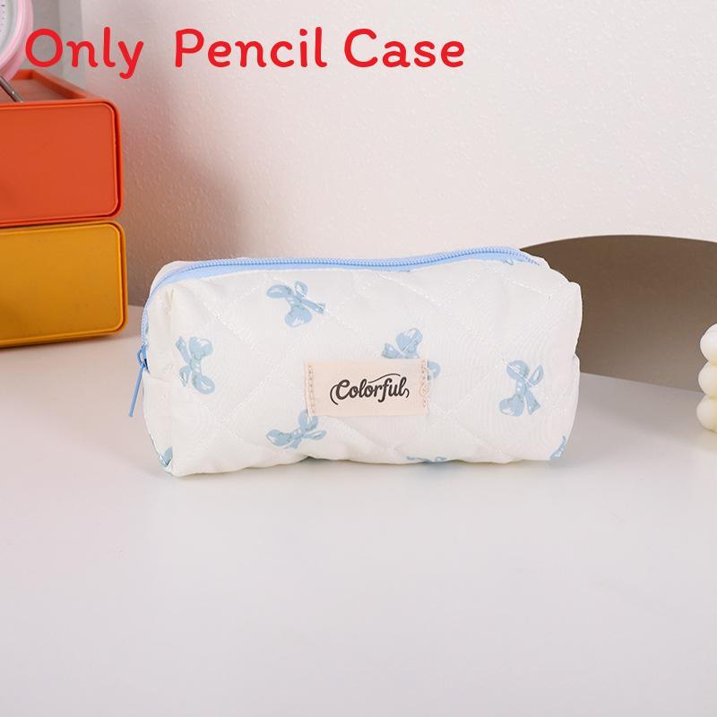 Butterfly Bow Pencil Case For Girls Large Capacity Storage Organizer Stationery Bag