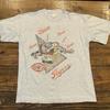 Rare 1995 Vintage University Of Auburn Tigers Taz Football Looney Tunes T-shirt