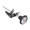 Coffee Thermometer, Analog Clip-on Dual Display (℃℉), Food-Grade Stainless Steel, Ideal for Homemade Sweets, Chocolate Tempering, Espresso, and