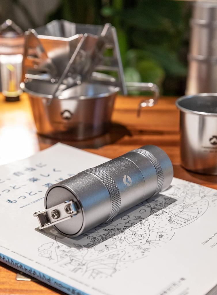 CAMPING MOON Camping Coffee Mill, Coffee Hand Grinder, Solo Grinder, S, Conical Type, CC-115