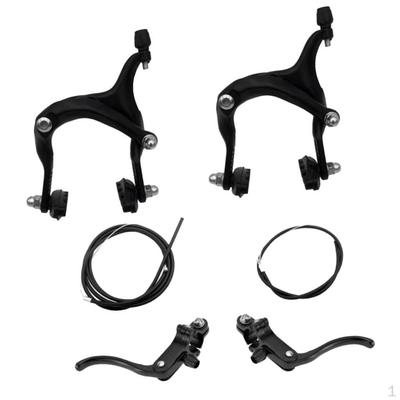 Bike Front Rear Brake Levers Cable 61-79 Mm