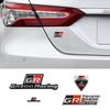 Toyota GR Logo Aluminum Sport Car Sticker for GR86 Steering Wheel and Body Decoration