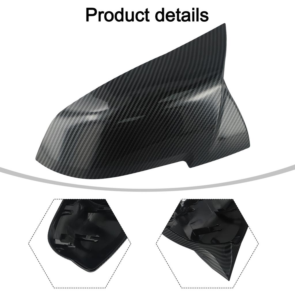 For M3 Style Fiber Side Mirror Cover Compatible with For BMW F20 F21 F30 F32 F36 GT M2 X1 Vehicle Exterior Parts