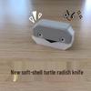 Saka Armor Turtle & Butterfly 3D Printed Mini Radish Knife Toy - Cute Student Decompression Model