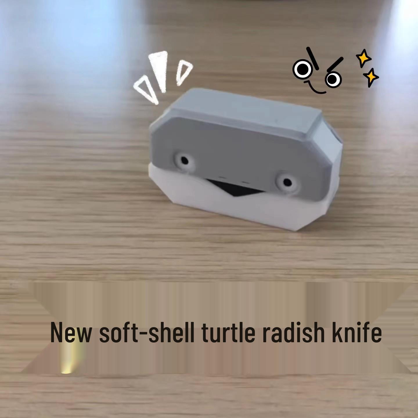 

Сака Броня Черепаха и Бабочка 3D-печатный Мини Нож для редиса Игрушка - Милая Студенческая Модель для снятия стресса