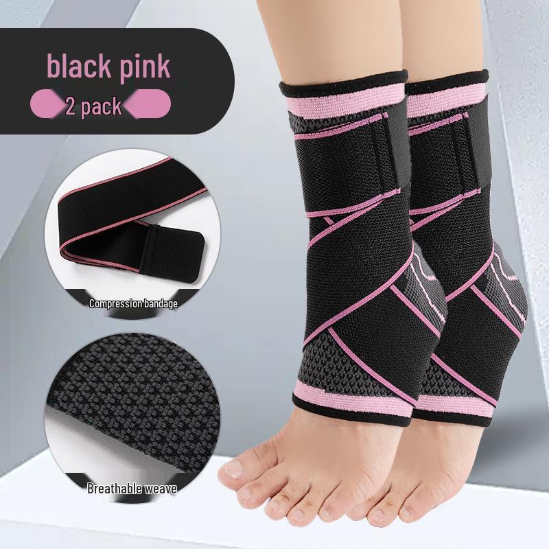 Men's Ankle & Wrist Support Sleeve for Sports: Anti-Sprain Joint Protection Gear for Football & Badminton