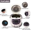 Рисоварка Reishunger Digitaler Mini, белая (542-MDRK)