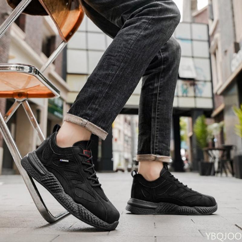 Fashion Summer New Breathable Hollow Out Men's Shoes Men's Anti Slip Soft Sole Sports Simple Comfortable Casual Shoes