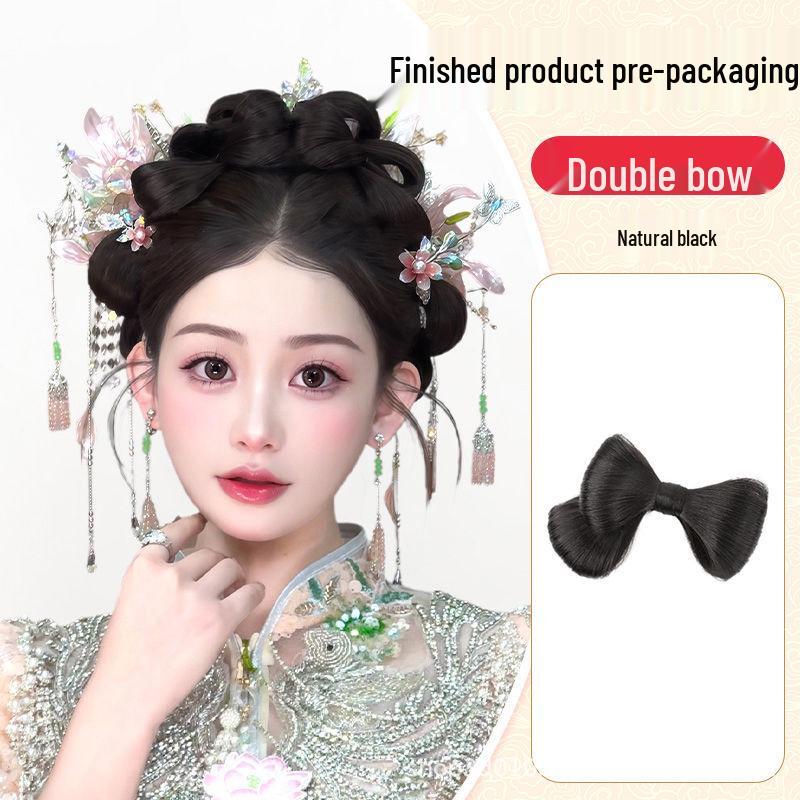 Xiuhe Bridal Headdress: Floral Bun for Makeup Artists