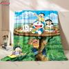 Free Shipping! Doraemon Print Blanket Warm Soft Comfortable Home Travel Blanket Sofa Bedding Cover Blanket Gift for Kids Adults