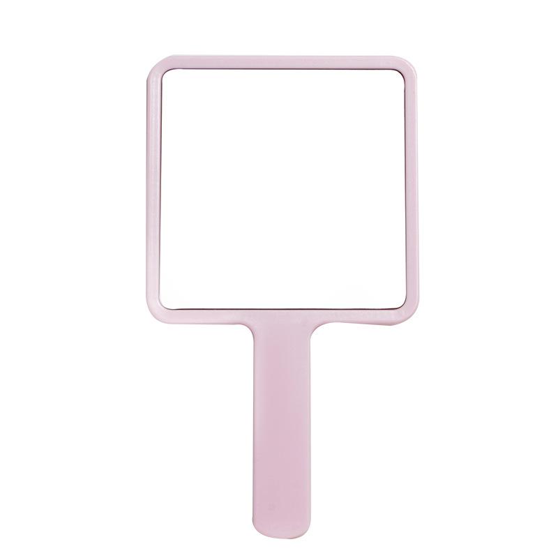 Portable High-Definition Handheld Cosmetic Mirror - Customizable Plastic Makeup Mirror Gift
