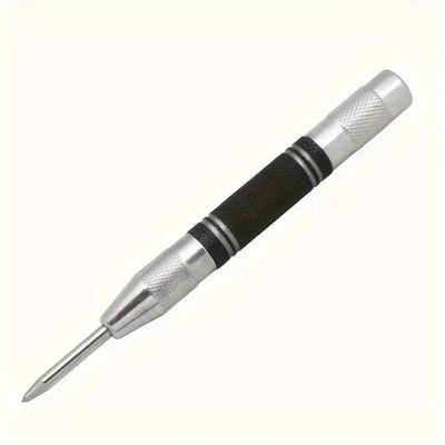 1Pc Automatic Center Punch Kerner Woodworking Metal Drill Adjustable Spring Loaded Marker Hand Tools Sets Carpenter Tool