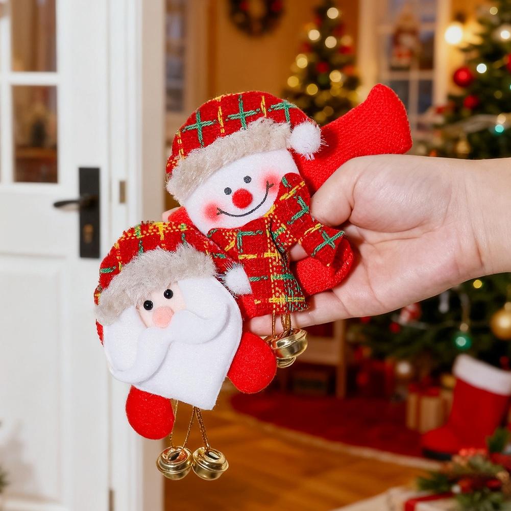 Festive Door Knob Cover Christmas Door Handle Cover Festive Home Setting For Door Handles Christmas Decoration