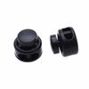 10 Pcs/Pack Cord Lock Toggle Clip Stopper Plastic Black For Bags/Garments Size:15mm*14mm